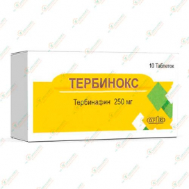Тербинокс 250мг 10таб