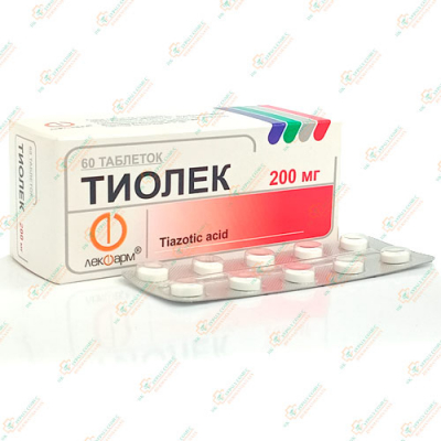 Тиолек 200мг 60таб