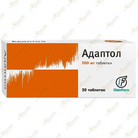 Адаптол 500мг 20таб