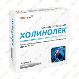 Холинолек 1000мг/4мл 5амп.-Беларусь
