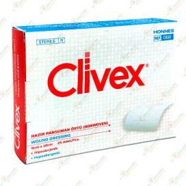 Повязка стерильная Clivex 9смх10см прозрачн.