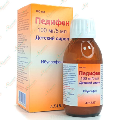 Педифен 100мг/5мл 100м сироп