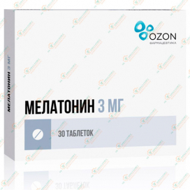 Мелатонин ОЗОН 3мг 30таб -Россия