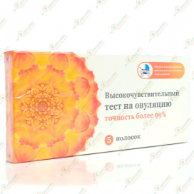 Тест на овуляцию 5полосок