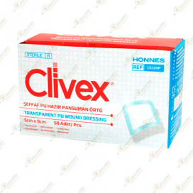 Повязка стерильная Clivex 5смх9см прозрачн.
