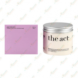 The Act Масло твердое д/тела 180гр Виноград